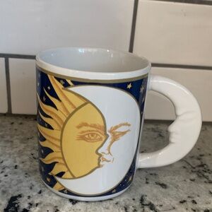 Vitromaster Galaxy Sun Moon & Stars Coffee Tea Mug Cup Vintage